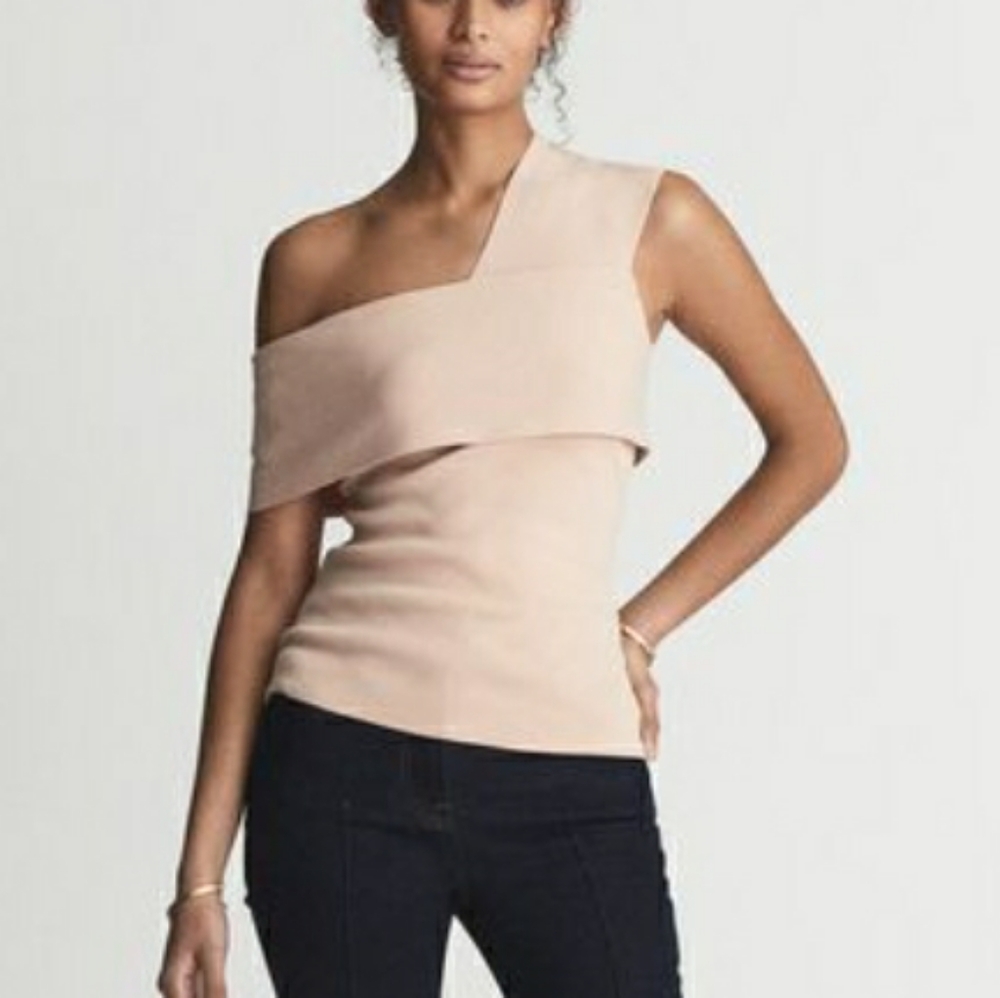 Reiss Etta-ss Asym neck top
